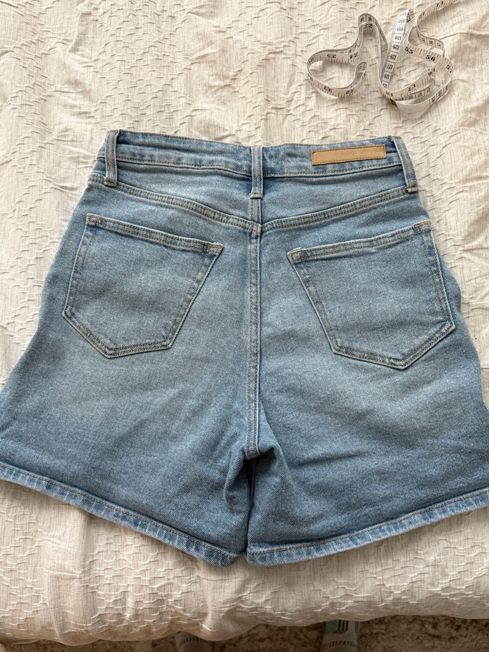Cello High-Waist Light Blue Denim Shorts - Picture 2 of 4